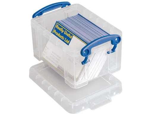 [90257909 1397434] Really Useful Box Aufbewahrungsbox 0.3 Liter, Transparent
