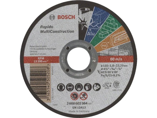 [90044920 265456] Bosch Trennscheibe MultiConstruction C 60 T BF