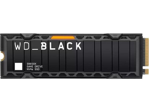 [90257986 1429772] WD Black SSD SN850X Gaming Heatsink M.2 2280 NVMe 2000 GB