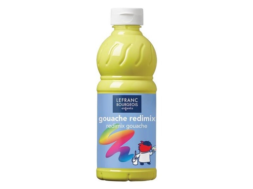 [90257988 1407773] LEFRANC Temperafarben Redimix 500 ml, Zitronengelb