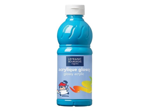 [90258025 1407801] LEFRANC Acrylfarbe Glossy 500 ml, Türkis