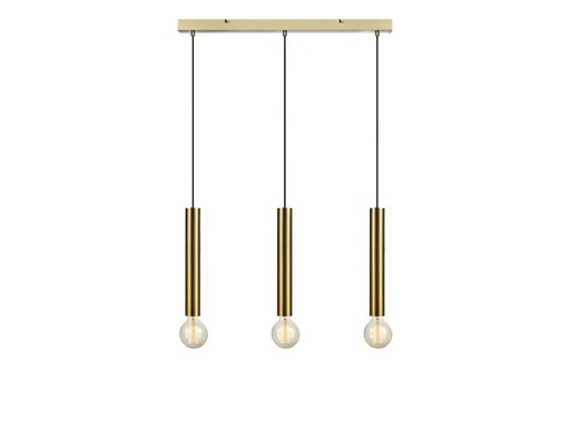 [90258052 1439998] Markslöjd Pendelleuchte Sencillo, 3 x E27, max. 40W, Messing