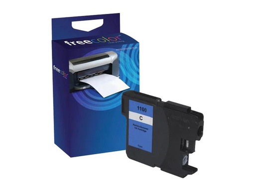 [90258053 1400288] Freecolor Tinte Brother LC-1100 Cyan