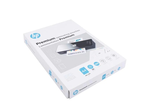 [90044936 1186001] HP Laminierfolie Premium A4, 125 µm, 100 Stück, Glänzend
