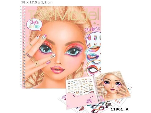 [90258101 1388798] Depesche Stickerbuch Style me up Top Model mit 24 Seiten
