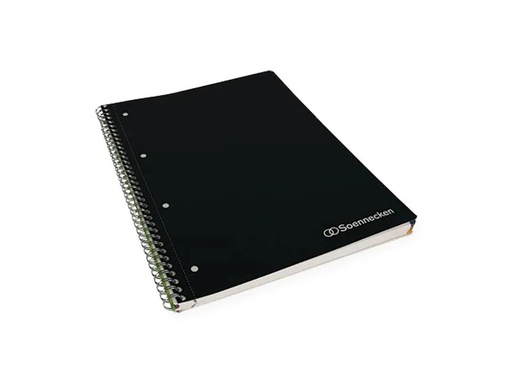 [90258156 1398679] Soennecken Notizheft Meetingbook, A4, Kariert, Schwarz