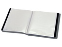 Büroline Sichtbuch A4, 20 Taschen Schwarz