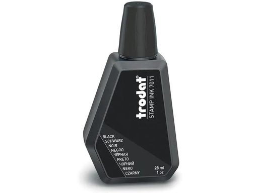 [90258257 1408247] Trodat Stempelfarbe 7011 28 ml, Schwarz