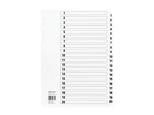 [90258443 1398777] Soennecken Register 1-20