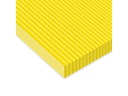 URSUS Wellpapier 50 x 70 cm 10 Stück, Zitronengelb