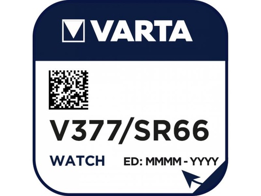 [90258474 1430703] Varta Knopfzelle Knopfzelle Watch 377 / SR66 1 Stück
