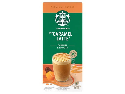 [90258496 1440413] Starbucks Instant Kaffee Caramel Latte 5 Stück