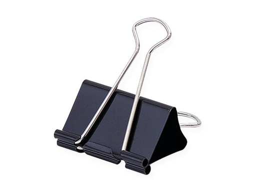 [90258500 1398638] Soennecken Papierklemme 25 x 11 mm, Schwarz, 12 Stück