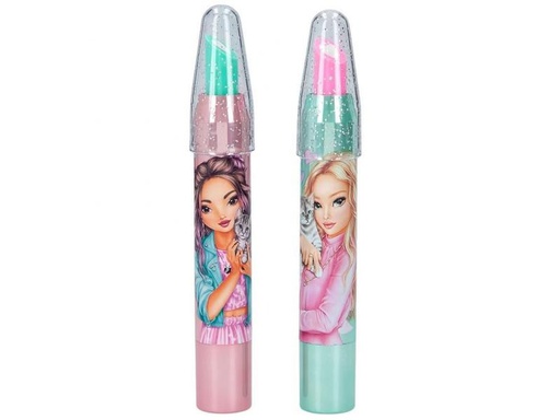 [90258564 1388829] Depesche Radiergummi Lippenstift Top Model Rosa/Türkis