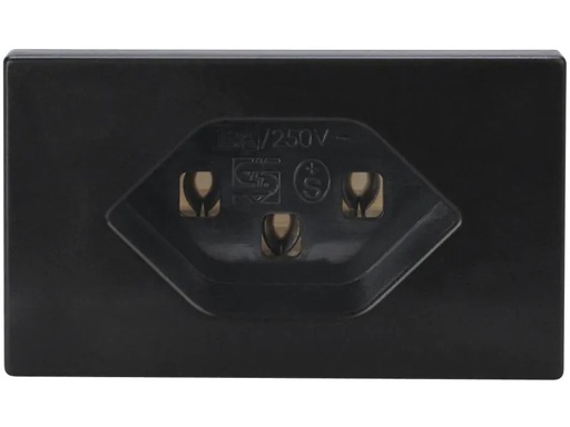 [90044999 997718] STEFFEN Steckdose FLF 1x T23, Schwarz