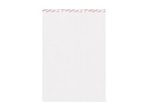 [90258716 1408027] ELCO Notizblock Office 100 g/m² A4, 4 mm Kariert, 5 Stück