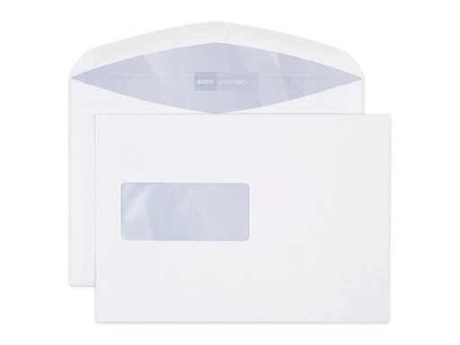[90258770 1443618] ELCO Couvert mit Fenster Premium C5, Links, 500 Stück