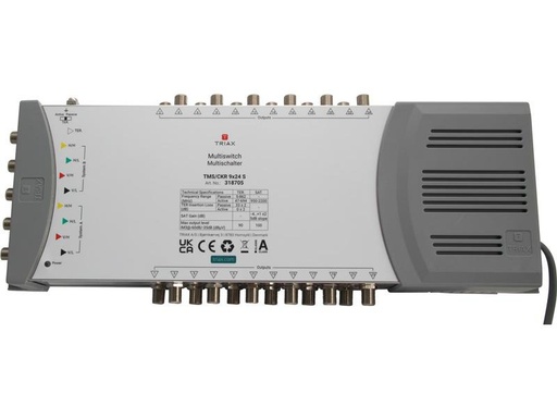 [90258962 1443909] Triax DiSEqC-Multischalter TMS/CKR 9 x 24 S