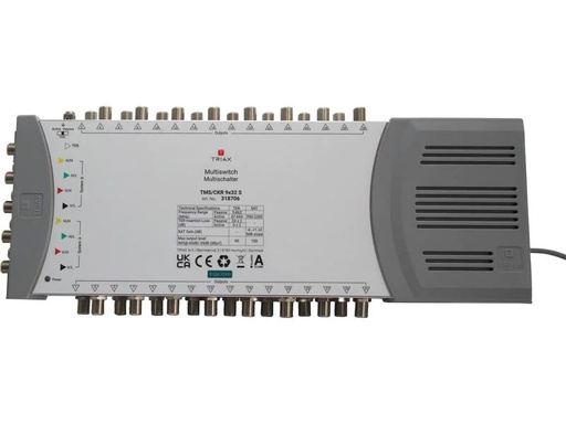 [90258979 1443910] Triax DiSEqC-Multischalter TMS/CKR 9 x 32 S