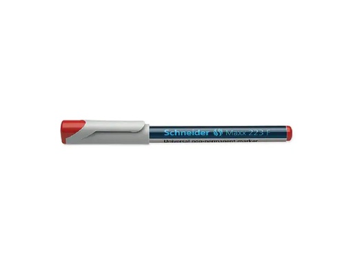 [90259078 1399756] Schneider Permanent-Marker OHP Maxx Wasserlöslich Rot, F