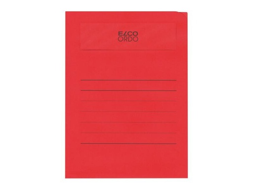 [90259148 1408123] ELCO Sichthülle Ordo Volumino Rot, 50 Stück