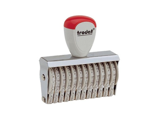 [90259355 1408186] Trodat Wort- und Datumsstempel Classic Ziffernhöhe 4 mm