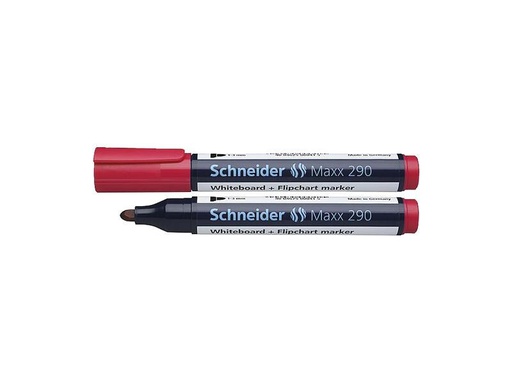 [90259459 1399736] Schneider Whiteboard-Marker Maxx 290 Rot