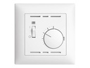Feller EDIZIOdue Raumthermostat UP mit Schalter, Weiss
