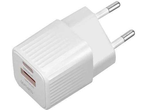 [90259512 1451797] 4smarts USB-Wandladegerät VoltPlug Duos Mini DP 20 W Weiss
