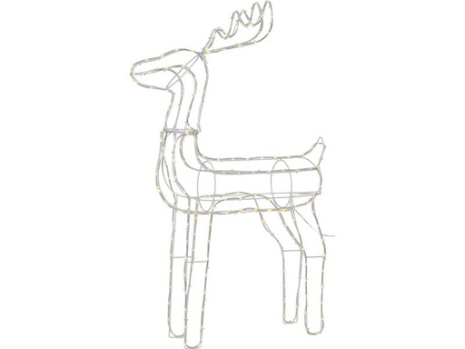 [90259574 1347386] Star Trading LED-Figur Silhouette Tuby Deer, 105 cm, Transparent