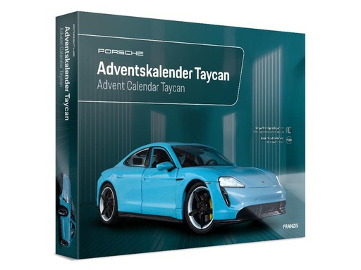 [90259598 1423358] Franzis Adventskalender Porsche Taycan 1:24