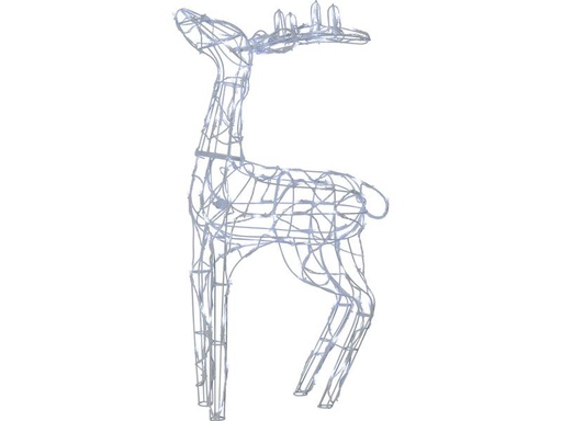 [90259652 1347382] Star Trading LED-Figur Silhouette Pegasus, 95 cm, Weiss