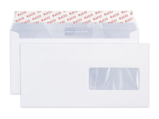 [90259673 1443620] ELCO Couvert mit Fenster Premium C5/6, Rechts, 500 Stück