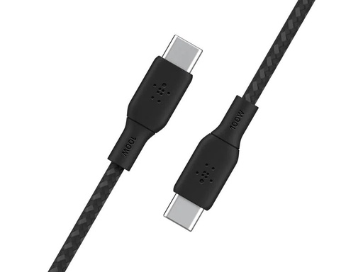 [90259822 1445443] Belkin USB-Kabel Boost Charge 100 W USB C - USB C 3 m Schwarz