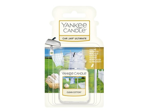[90004490 1153982] Yankee Candle Auto-Lufterfrischer Car Jar Ultimate Clean Cotton