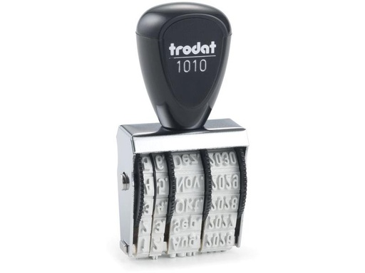 [90260078 1408182] Trodat Wort- und Datumsstempel 1010 D 4 x 25 mm, Deutsch