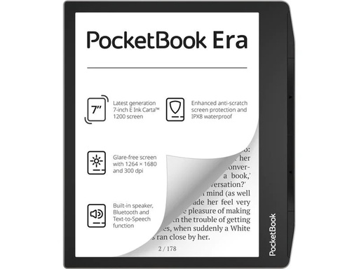 [90260094 1445121] PocketBook E-Book Reader Era 16 GB Stardust Silver