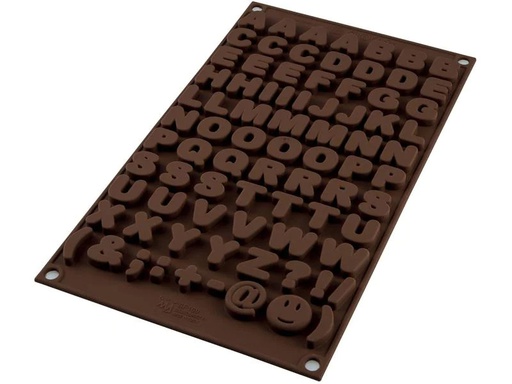 [90260220 1451167] Silikomart Pralinenform Buchstaben