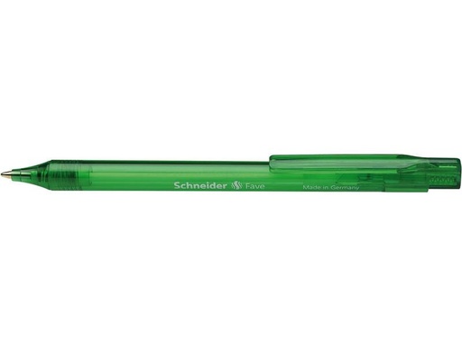 [90260506 1399795] Schneider Kugelschreiber Fave 0.5 mm, 20 Stück, Grün