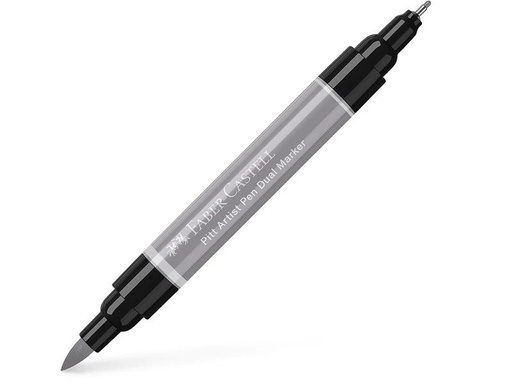 [90260552 1337878] Faber-Castell Tuschestift Pitt Artist Pen Dual Grau