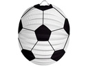Folat Lampion Fussball 22 cm, Schwarz/Weiss