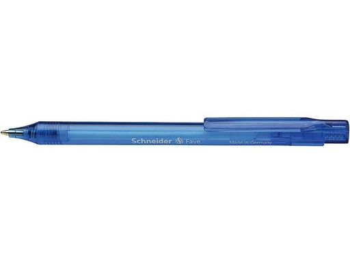 [90260749 1399794] Schneider Kugelschreiber Fave 0.5 mm, Blau, 50 Stück