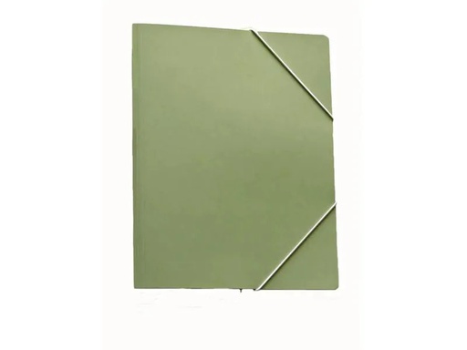 [90260761 1456672] EROLA Gummibandmappe A4 Karton, Grün