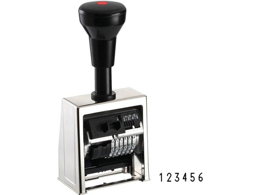 [90260829 1405651] Büromaterial Stempel B6 Zahlen, 4.5 mm