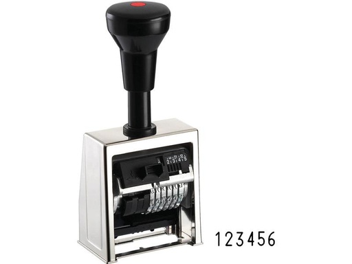 [90260892 1405653] Büromaterial Stempel B6 Zahlen, 5.5 mm