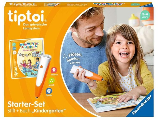 [90260900 1433319] tiptoi Starter-Set Stift und Wörter-Bilderbuch Kindergarten -DE-