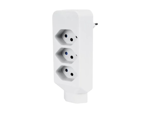 [90260950 1419899] STEFFEN Mehrfachadapter 3 + 1x T13, Weiss