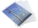 Rapesco Dokumentenmappe Eco Transparent, 5 Stück