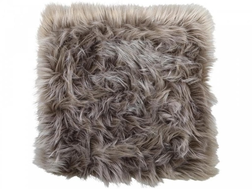 [90261082 1357412] Chic Antique Pelzimitat 40 x 40 cm, Mokka