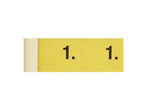 [90261083 1399535] Simplex Notizzettel Garderobenblöcke 1-100, Gelb